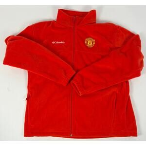 Columbia Manchester United Full Zip Fleece Jacket Men's XL